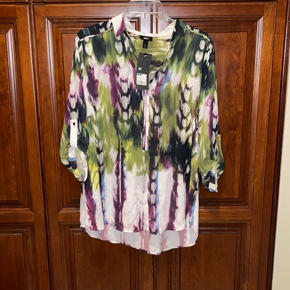 Ella Moss Tops - NWT Mossimo 3/4 sleeve tie dye blouse Size M